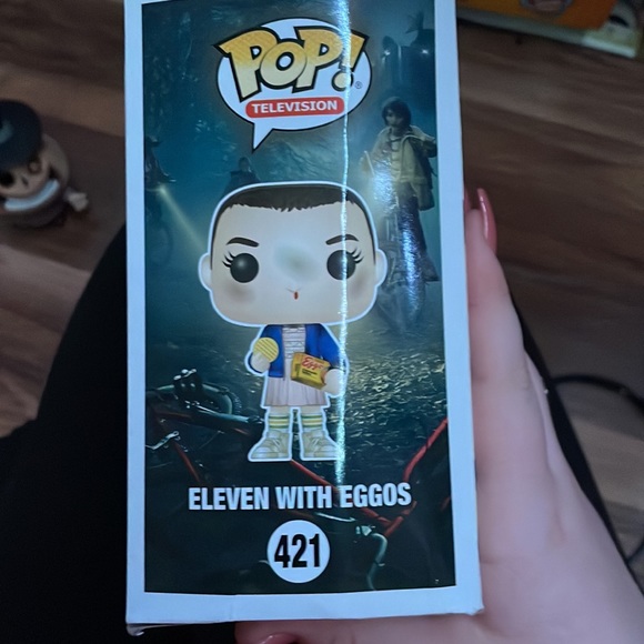 Funky Pop Stranger things “Eleven With Eggos” Vinyl Figure. Never opened - Picture 2 of 8